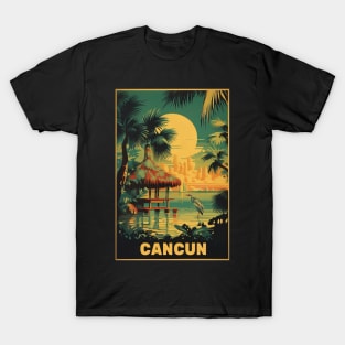 Cancun, Mexico, Travel Poster T-Shirt